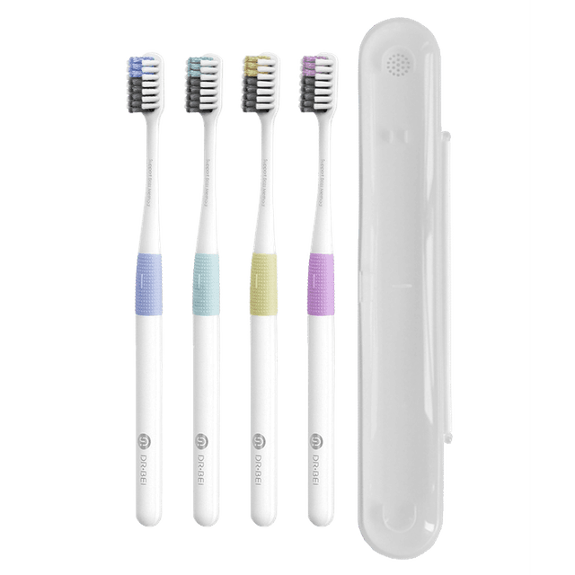 Xiaomi Mijia Dr Bei Toothbrush 4pcs Set Multi Color