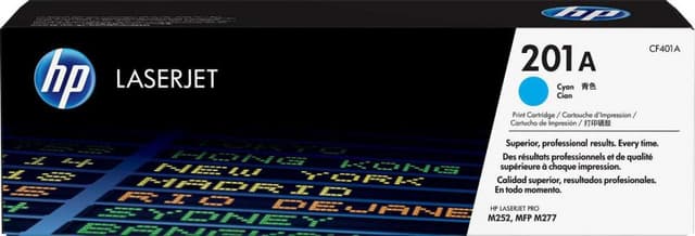 HP 201A Laserjet Toner Cartridge Cyan CF401A