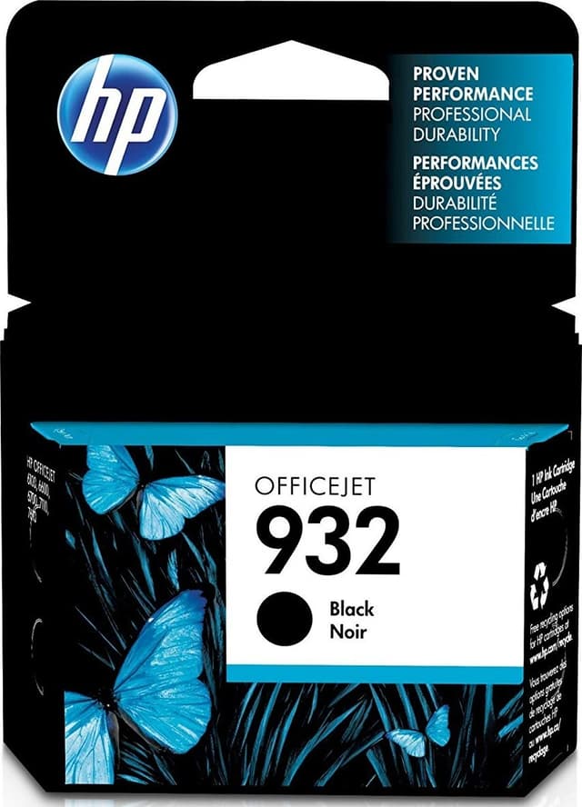 حبر طابعة أسود اتش بي HP 932 Black Original Ink Cartridge