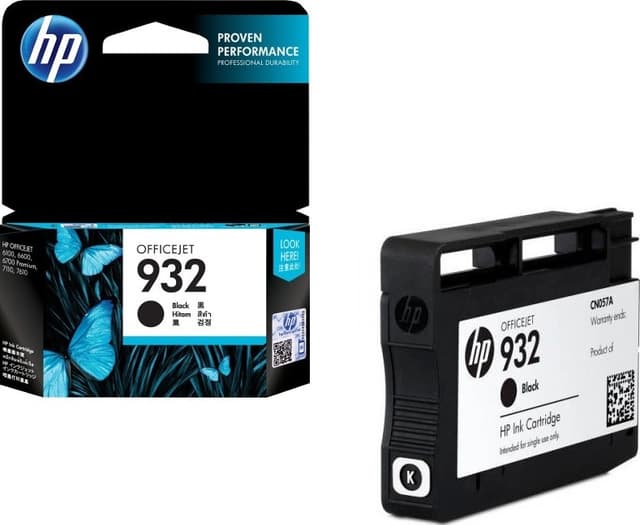 حبر طابعة أسود اتش بي HP 932 Black Original Ink Cartridge