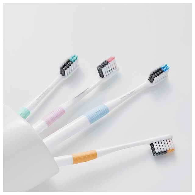 Xiaomi Mijia Dr Bei Toothbrush 4pcs Set Multi Color