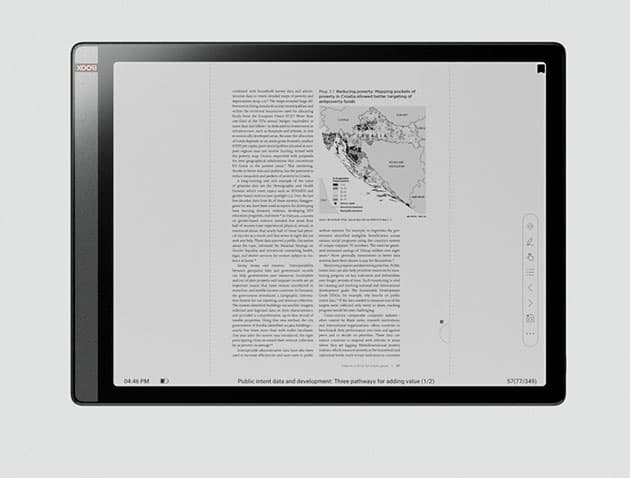 جهاز تابلت بوكس تاب اكس الذكي مع كفر Boox Tab X with Free Case Cover