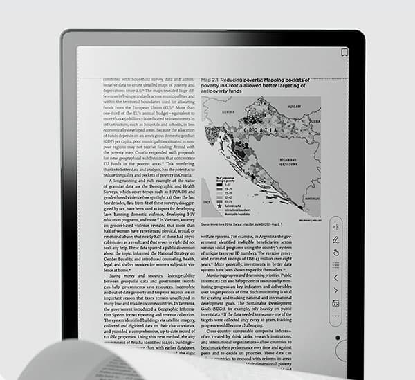 جهاز تابلت بوكس تاب اكس الذكي مع كفر Boox Tab X with Free Case Cover