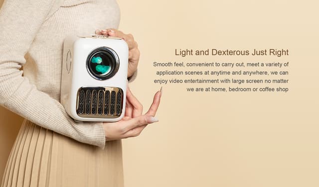 بروجكتر منزلي اندرويد ذكي وانبو تي 2 ار ماكس 120 بوصة Wanbo T2R Max Android 9.0 250 Ansi Lumens