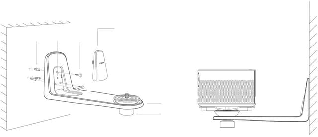 حامل بروجكتر جداري اكس جيمي Xgimi X-Wall Projector Bracket Mount