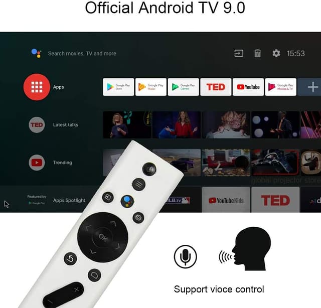 بروجكتر منزلي أندرويد محمول قابل للشحن اكس جيمي هالو 1080 بكسل Xgimi Halo Smart Mini Full HD Portable Projector