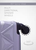 طقم شنط سفر 5 قطع بارا جون Para John Hardside Travel Trolley Luggage Bag Set