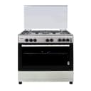 Nobel Gas Cooker Stainless Steel 90x60cm 5 Gas Burners Turkey