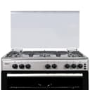 Nobel Gas Cooker Stainless Steel 90x60cm 5 Gas Burners Turkey