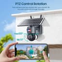 كاميرا مراقبة خارجية بالطاقة الشمسية 360 درجة Wireless PTZ Solar Security Camera 4G
