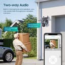 كاميرا مراقبة خارجية بالطاقة الشمسية 360 درجة Wireless PTZ Solar Security Camera 4G