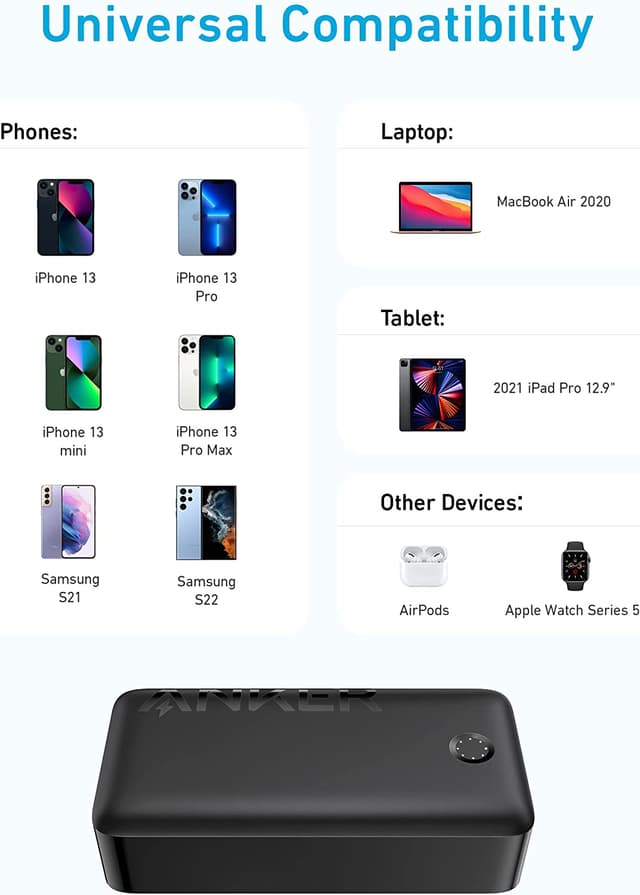 Anker 347 Power Bank (PowerCore 40K) 30W PD