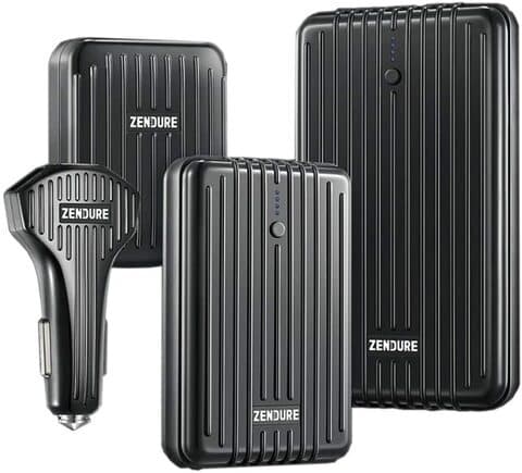 عروض شواحن متنقلة زندور مع شاحن سيارة و شاحن حائط Zendure Power Delivery Home And Car Pack