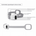 جهاز مساج للرقبة والكتف مع خاصية التسخين 2200 مللي أمبير Portable Rechargeable Neck and Shoulder Massager With Heat