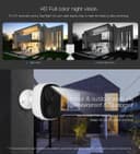 Smart Wireless Battery Camera With Solar Panel