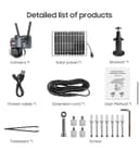 كاميرا مراقبة خارجية بالطاقة الشمسية 360 درجة Wireless PTZ Solar Security Camera 4G