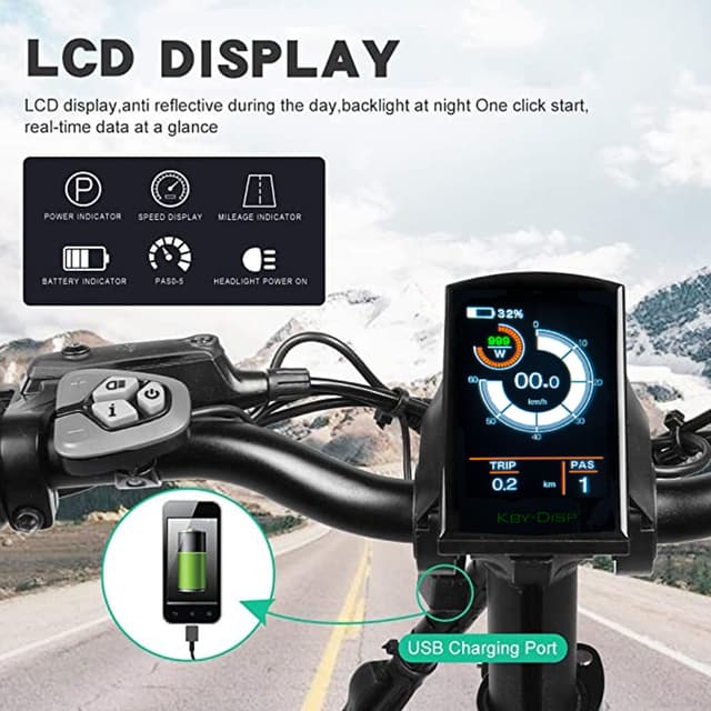 دراجة كهربائية هوائية رياضية ديراك بايك اكس 3 1000 واط DerakBikes X3 29" Electric Bicycle