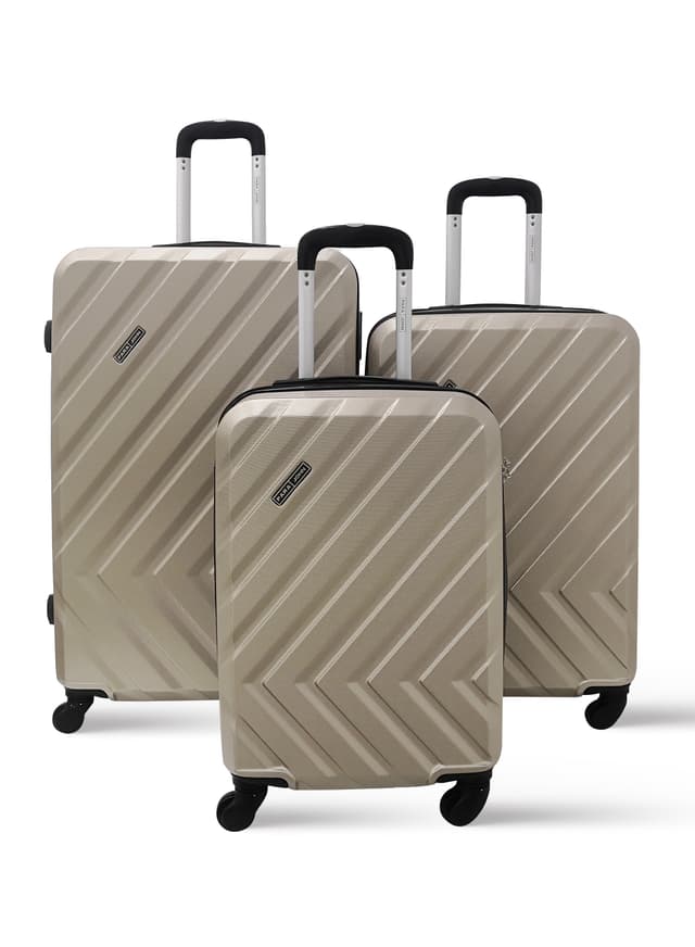 طقم شنط سفر 20/24/28 انش صلبة بارا جوهن 3 قطع سكري PARA JOHN Hard side ABS Luggage Trolley Set