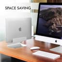 AhaStyle Adjustable Aluminium Vertical Laptop Stand - Silver [ ST07_SL ]