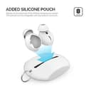 غطاء سماعات أذن ايربودز اهاستايل مقاس كبير عدد 3 أبيض AhaStyle Silicone Cover for Airpods