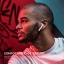 غطاء سماعات أذن ايربودز اهاستايل مقاس كبير عدد 3 أبيض AhaStyle Silicone Cover for Airpods