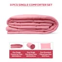 Parry Life Parrylife 3 Pcs Soft / Fluffy Comfortable Bed Comforter Set, Microfiber