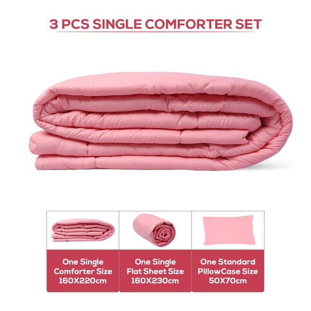 Parry Life Parrylife 3 Pcs Soft / Fluffy Comfortable Bed Comforter Set, Microfiber