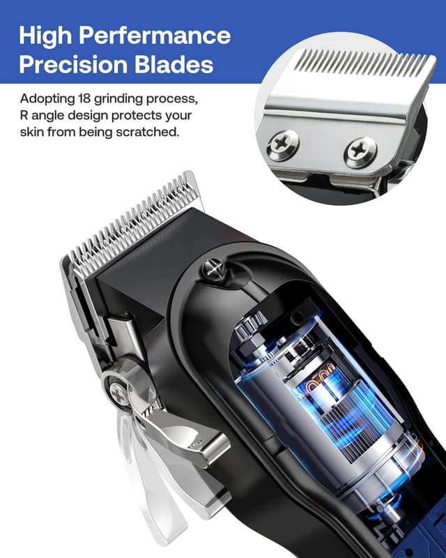 Glaker K11S+I11 Hair Clipper Set High Performance Pro Clipper Kit Cordless