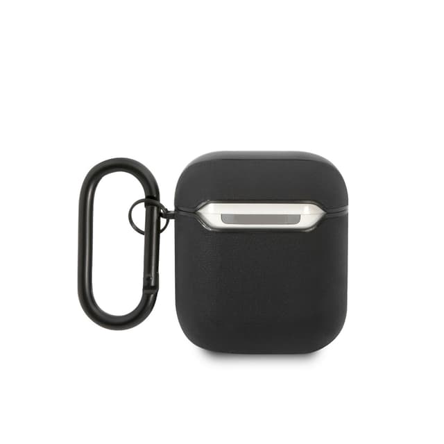 جراب سماعات ابل ايربودز 1/2 جلد مرسيدس اي ام جي أسود AMG Genuine Leather Case For Airpods 1/2 - 152332