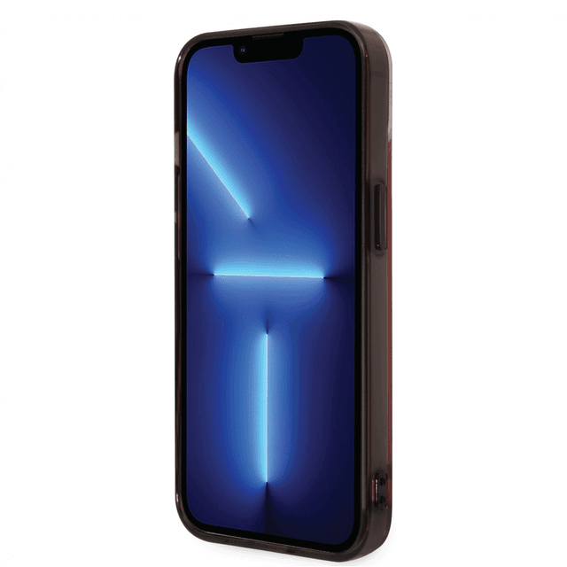 Ferrari PC/TPU Case With Double Layer Grass Print For iPhone 14 - Red [ FEHCP14SYPER ]