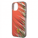 Ferrari PC/TPU Case With Double Layer Grass Print For iPhone 14 - Red [ FEHCP14SYPER ]