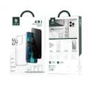 بكج حماية ايفون 14 برو ماكس أسود جرين Green 4 in 1 360° Privacy Protection Pack for iPhone 14 Pro Max Black