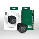 فيش السفر العالمي جرين أربع مداخل يو اس بي Green Universal Travel Adapter