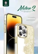 Green Lion Nature 2 Butterfly Case for iPhone 14 Pro ( 6.1" ) - Gold [ GNN2BT14PGD ]