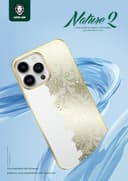 Green Lion Nature 2 Butterfly Case for iPhone 14 Pro ( 6.1" ) - Gold [ GNN2BT14PGD ]