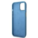 Guess PC/TPU 4G PU Case With Metal Camera Outline & Buttons For iPhone 14 Plus - Blue [ GUHCP14MHG4SHB ]