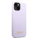 Guess Silicone PC Camera Script Logo Hard Case for iPhone 14 (6.1") - Purple [ GUHCP14SSLSMU ]