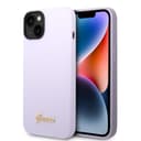 Guess Silicone PC Camera Script Logo Hard Case for iPhone 14 (6.1") - Purple [ GUHCP14SSLSMU ]