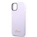 Guess Silicone PC Camera Script Logo Hard Case for iPhone 14 (6.1") - Purple [ GUHCP14SSLSMU ]