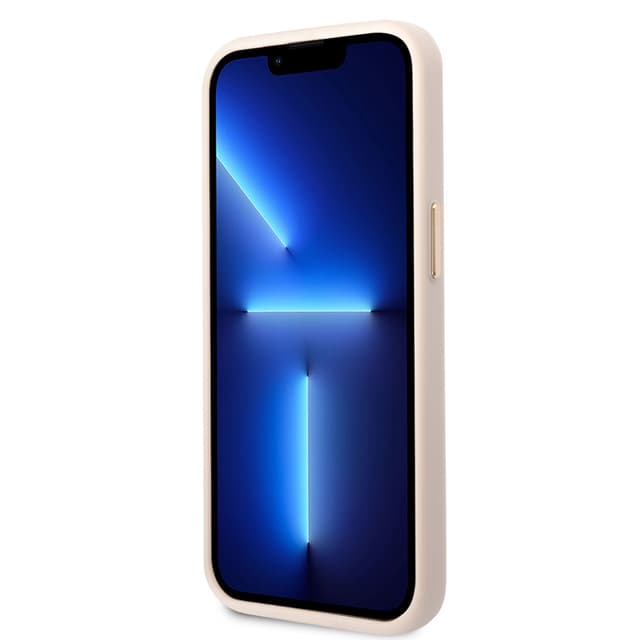 Guess Magsafe 4G PU Case With Metal Plate Logo For iPhone 14 Plus - Pink [ GUHMP14MU4GPRP ]