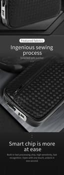 Leather Fingerprint Bag for Men