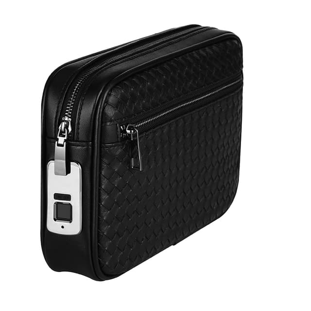 Leather Fingerprint Bag for Men