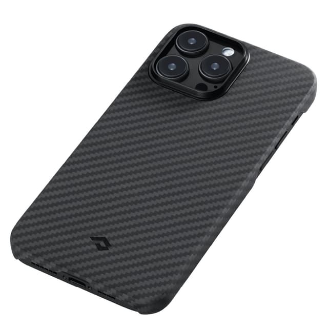 Pitaka MagEZ Case 2 for iPhone 14 Pro Max ( 6.7" ) - Black/Grey Twill [ KI1401PMA ]