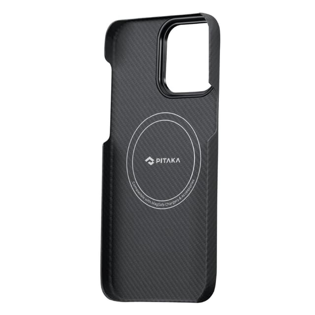 Pitaka MagEZ Case 2 for iPhone 14 Pro Max ( 6.7" ) - Black/Grey Twill [ KI1401PMA ]