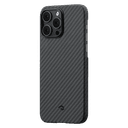 Pitaka MagEZ Case 2 for iPhone 14 Pro Max ( 6.7" ) - Black/Grey Twill [ KI1401PMA ]