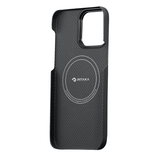 Pitaka MagEZ Case 2 for iPhone 14 Pro Max ( 6.7" ) - Black/Grey Twill [ KI1401PMA ]
