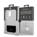 جراب ايفون 14 برو شفاف بشعار نجمة من مرسيدس بنز Mercedes-Benz Aluminium Case With Star Pattern For iPhone 14 Pro - Transparent