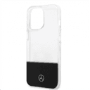 جراب ايفون 14 برو شفاف بشعار نجمة من مرسيدس بنز Mercedes-Benz Aluminium Case With Star Pattern For iPhone 14 Pro - Transparent