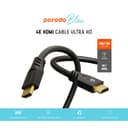 Porodo Blue 4K HDMI Ultra HD Cable 60Hz 3m / 9.8ft - Black [ PB-HD4K3M-BK ]