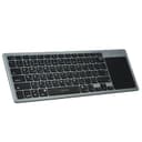 Porodo Wireless Keyboard with Touch-Pad - Gray [ PD-WKBTP-GY ]